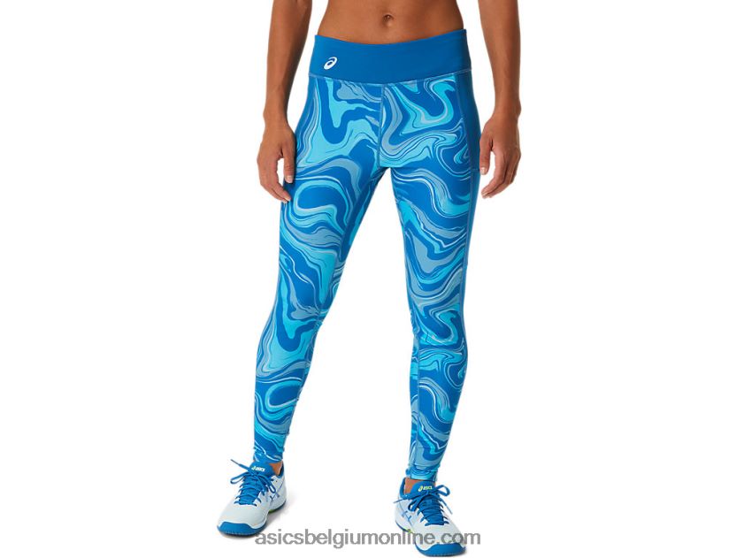 grafische dameslegging V6HXR22524 herboren blauw Asics
