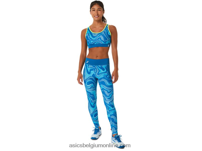 grafische dameslegging V6HXR22524 herboren blauw Asics