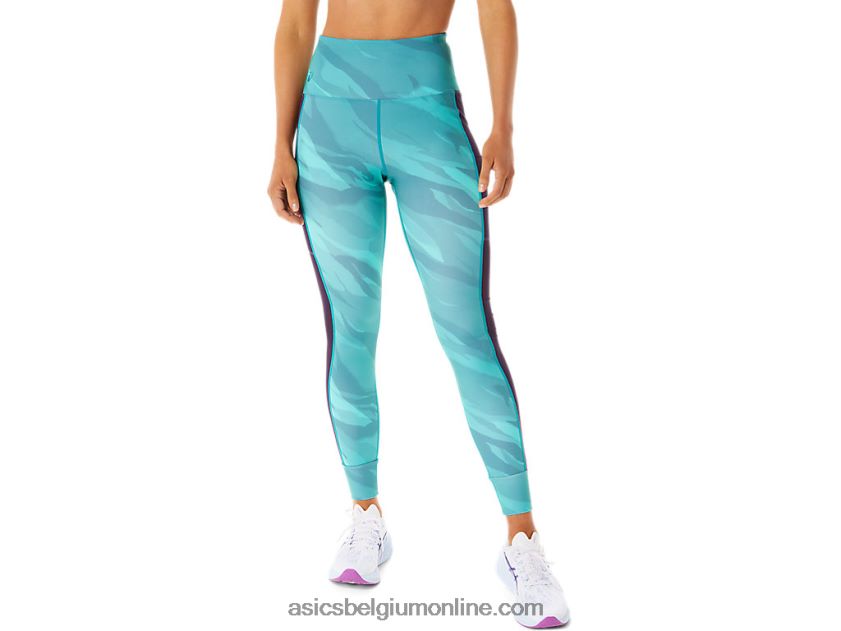 grafische trainingslegging voor dames V6HXR22914 mistige pijnboom Asics
