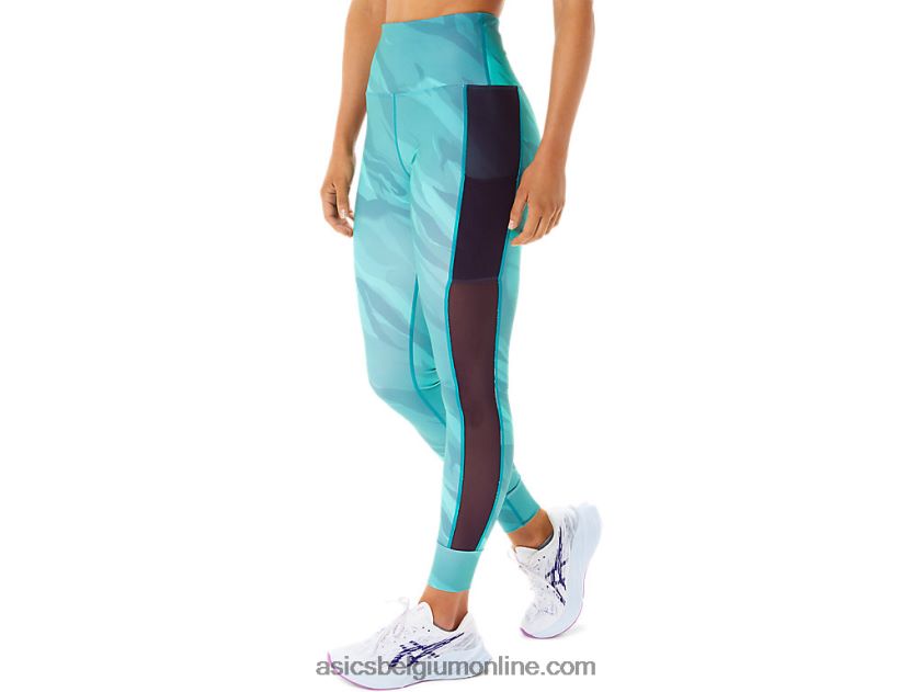 grafische trainingslegging voor dames V6HXR22914 mistige pijnboom Asics