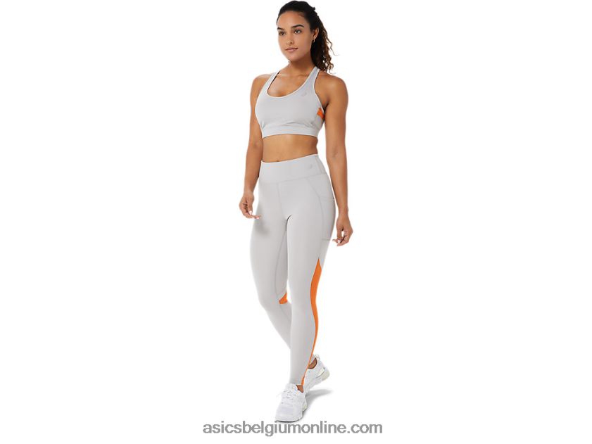 mesh bloktight voor dames V6HXR23406 oester grijs Asics