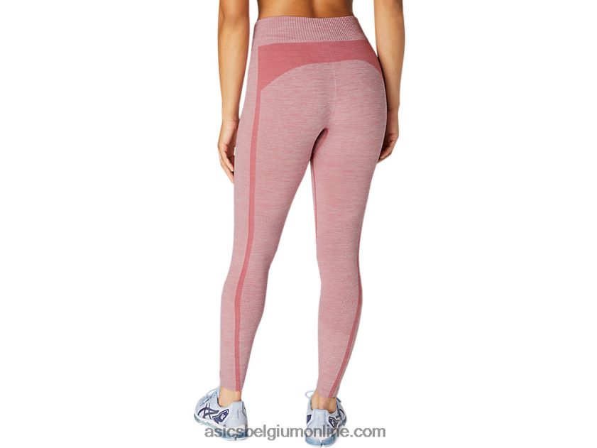 naadloze dameslegging V6HXR23675 rokerige roos Asics