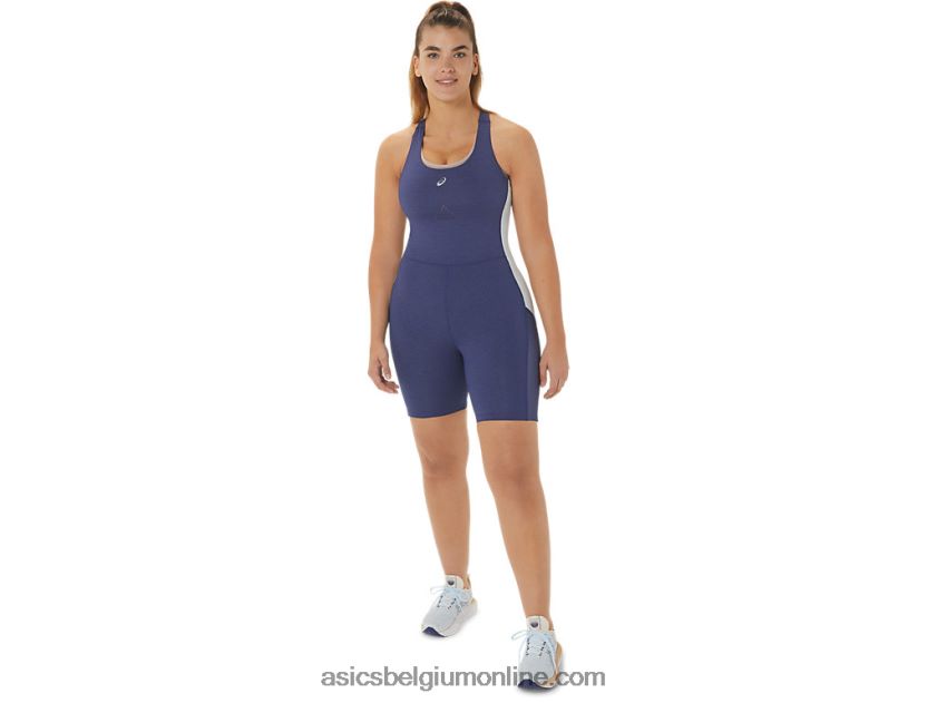 nagino run unitard voor dames V6HXR22246 indigo blauwe heide/hemel Asics