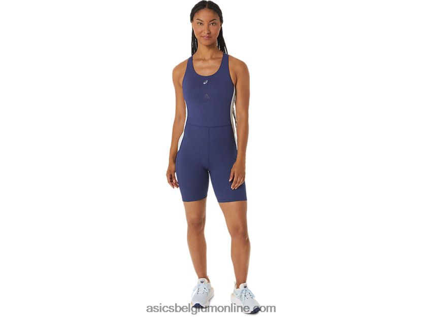 nagino run unitard voor dames V6HXR22246 indigo blauwe heide/hemel Asics
