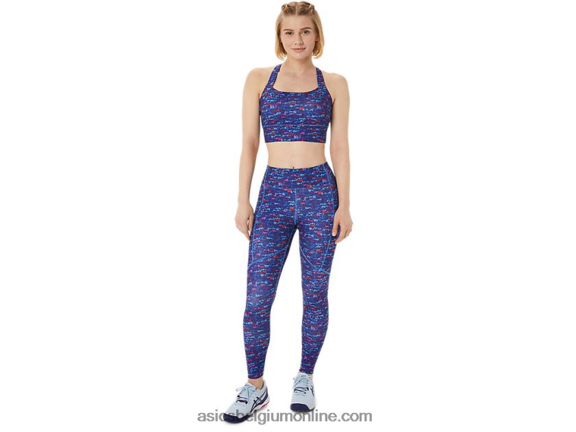 nieuwe sterke 92 dameslegging met print V6HXR23004 tennis japan geborstelde aop orchidee Asics
