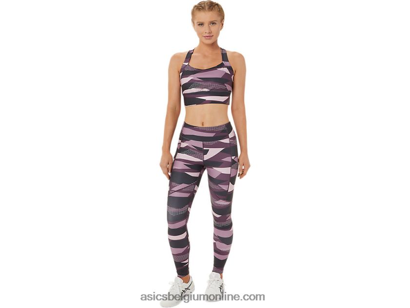 nieuwe sterke 92 dameslegging met print V6HXR23340 amper rozenprint Asics