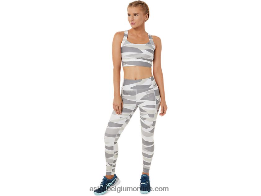 nieuwe sterke 92 dameslegging met print V6HXR23454 berken afdrukken Asics