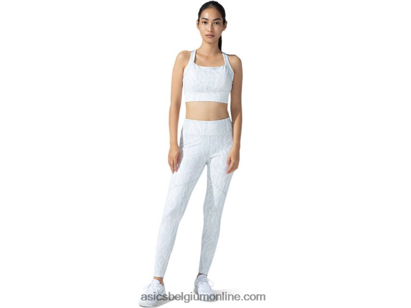 nieuwe sterke 92 dameslegging met print V6HXR23794 schitterende witte afdruk Asics