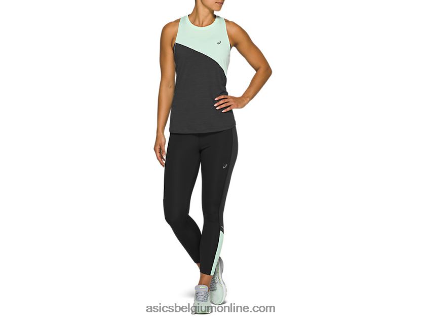 tokyo highwaist-tight voor dames V6HXR24171 performance zwart/mint tint Asics