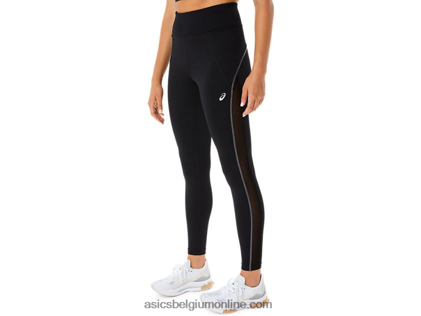 trainingstight met mesh panelen voor dames V6HXR22308 prestatie zwart Asics