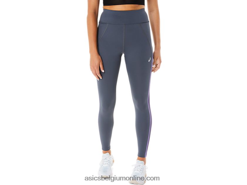 trainingstight met mesh panelen voor dames V6HXR22311 drager grijs Asics
