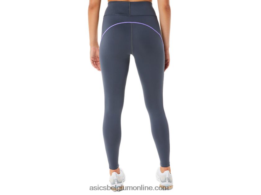trainingstight met mesh panelen voor dames V6HXR22311 drager grijs Asics