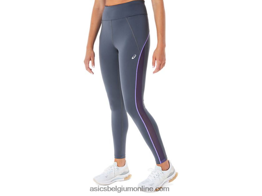 trainingstight met mesh panelen voor dames V6HXR22311 drager grijs Asics