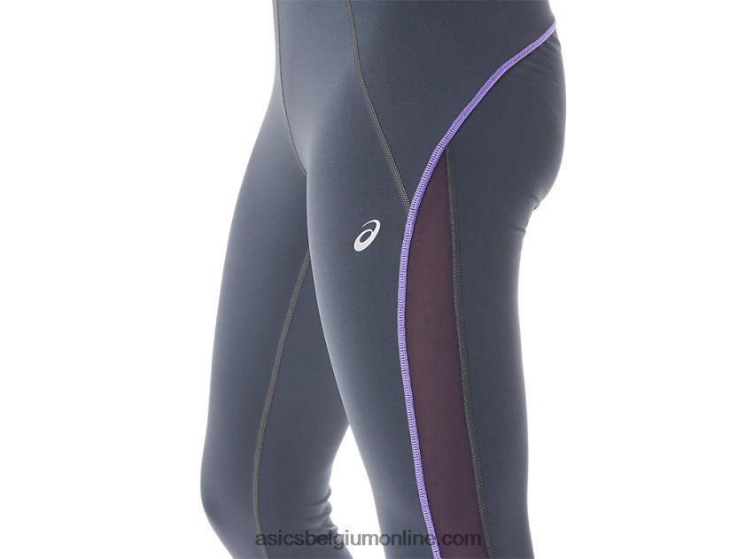 trainingstight met mesh panelen voor dames V6HXR22311 drager grijs Asics