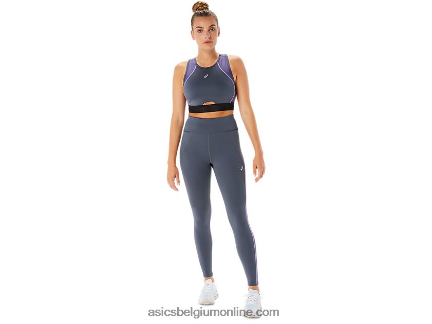 trainingstight met mesh panelen voor dames V6HXR22311 drager grijs Asics