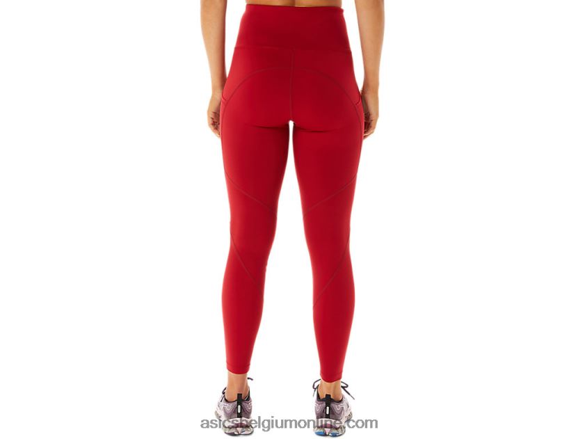 trainingstight van movekoyo voor dames V6HXR22826 cranberry Asics