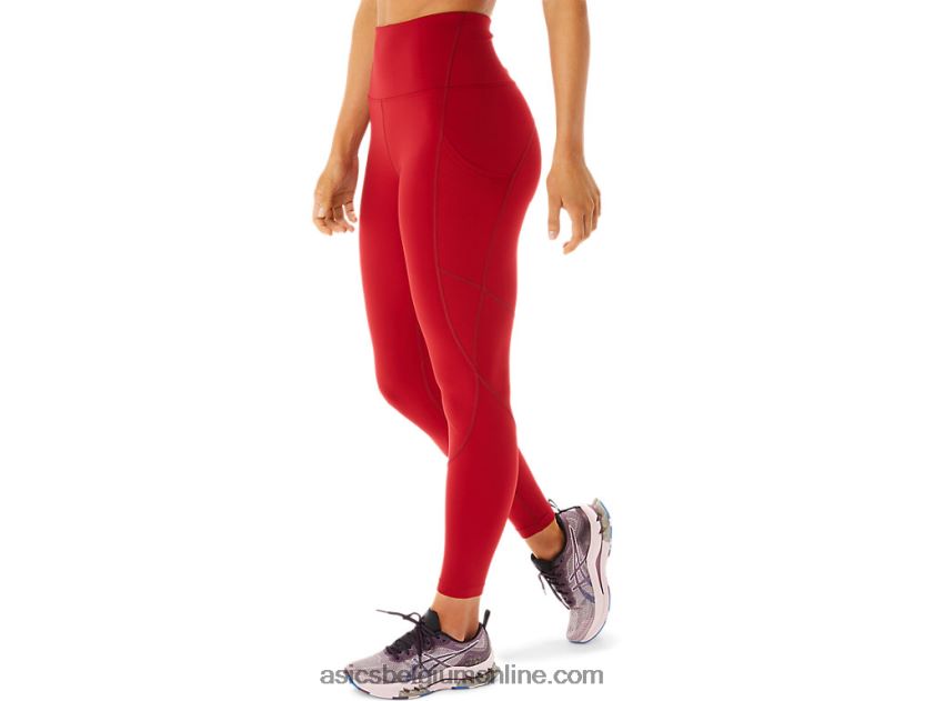 trainingstight van movekoyo voor dames V6HXR22826 cranberry Asics