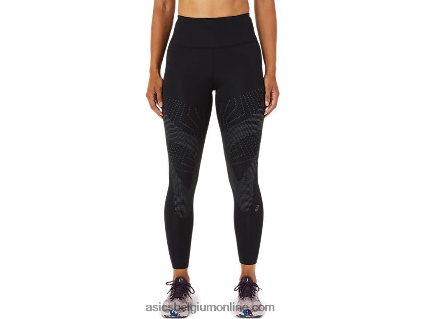 wegbalans voor dames strak V6HXR23347 performance zwart/grafietgrijs Asics