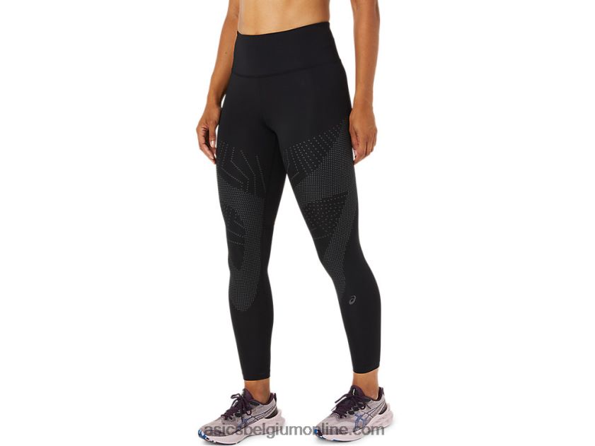 wegbalans voor dames strak V6HXR23347 performance zwart/grafietgrijs Asics