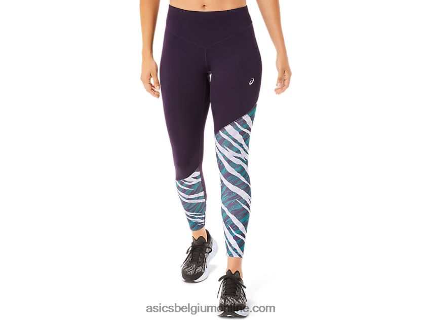 wild camo 7/8-tight voor dames V6HXR23028 nachtschaduw/fluweel grenen Asics