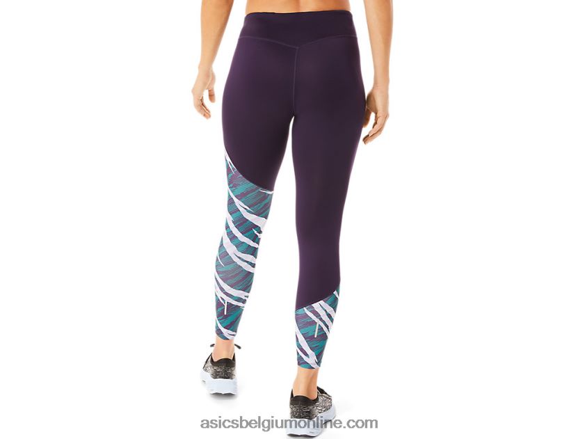 wild camo 7/8-tight voor dames V6HXR23028 nachtschaduw/fluweel grenen Asics