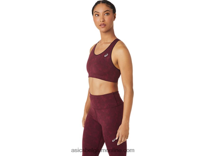 bh van runkoyo-jacquard voor dames V6HXR22783 diepe Mars Asics