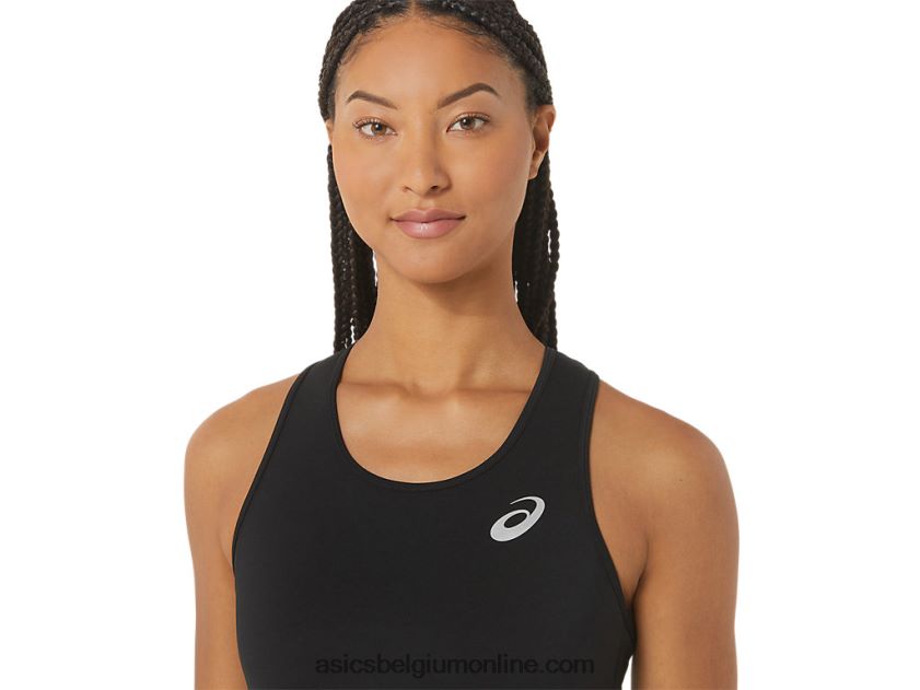 cropped top voor dames V6HXR22312 prestatie zwart Asics