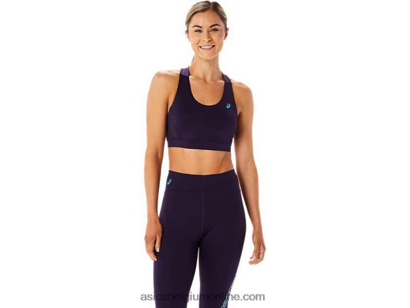 dames beha met kruisbandjes op de rug V6HXR22955 nacht schaduw Asics