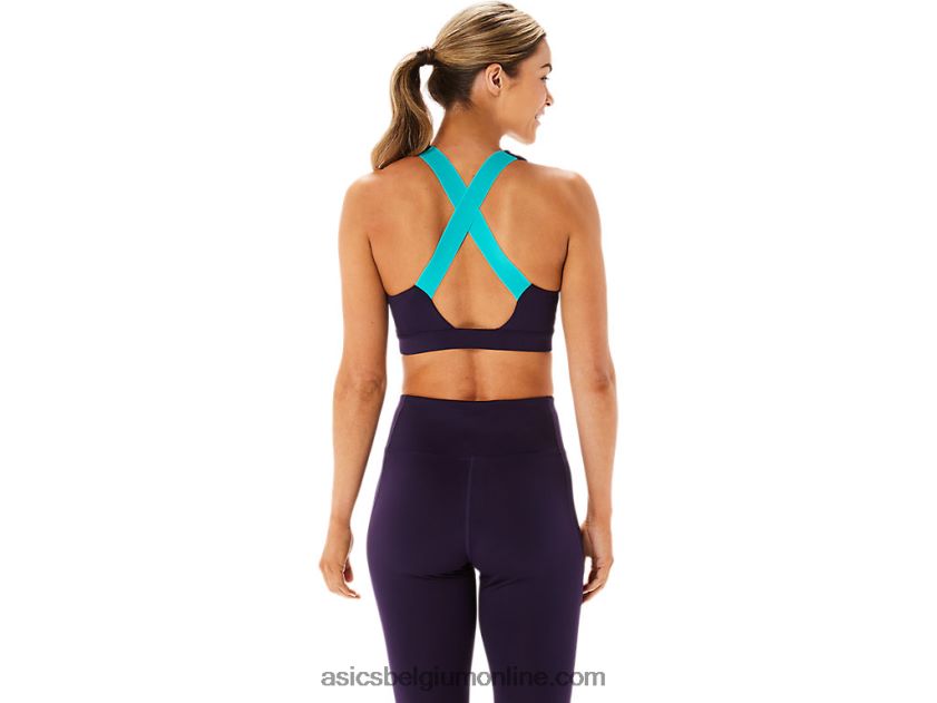dames beha met kruisbandjes op de rug V6HXR22955 nacht schaduw Asics