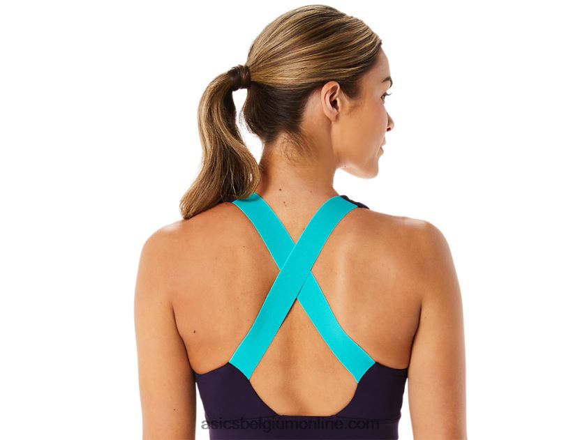 dames beha met kruisbandjes op de rug V6HXR22955 nacht schaduw Asics