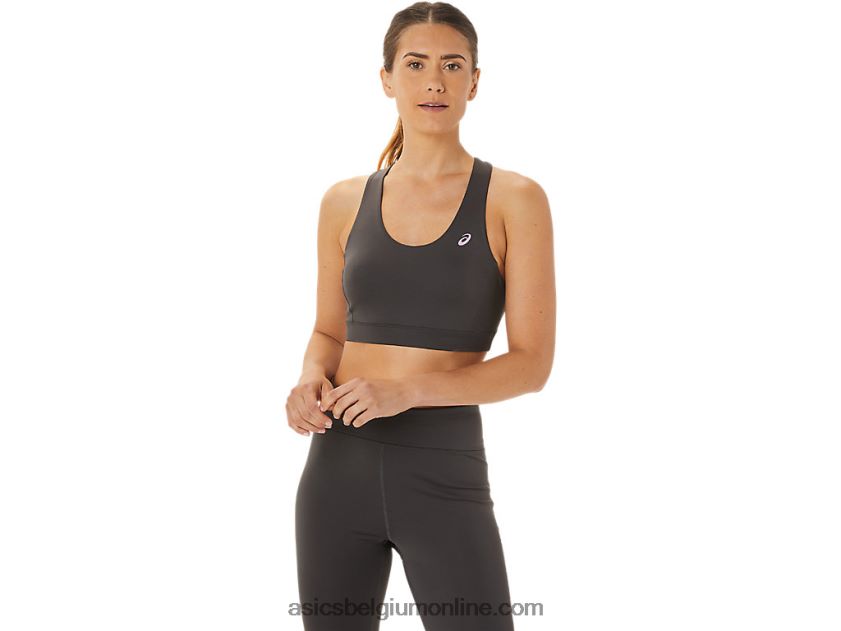 dames beha met kruisbandjes op de rug V6HXR22956 obsidiaan grijs Asics