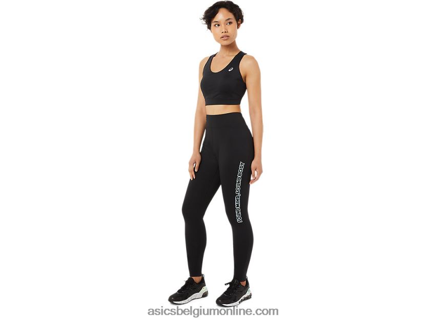 dames beha met kruisbandjes op de rug V6HXR23371 prestatie zwart Asics