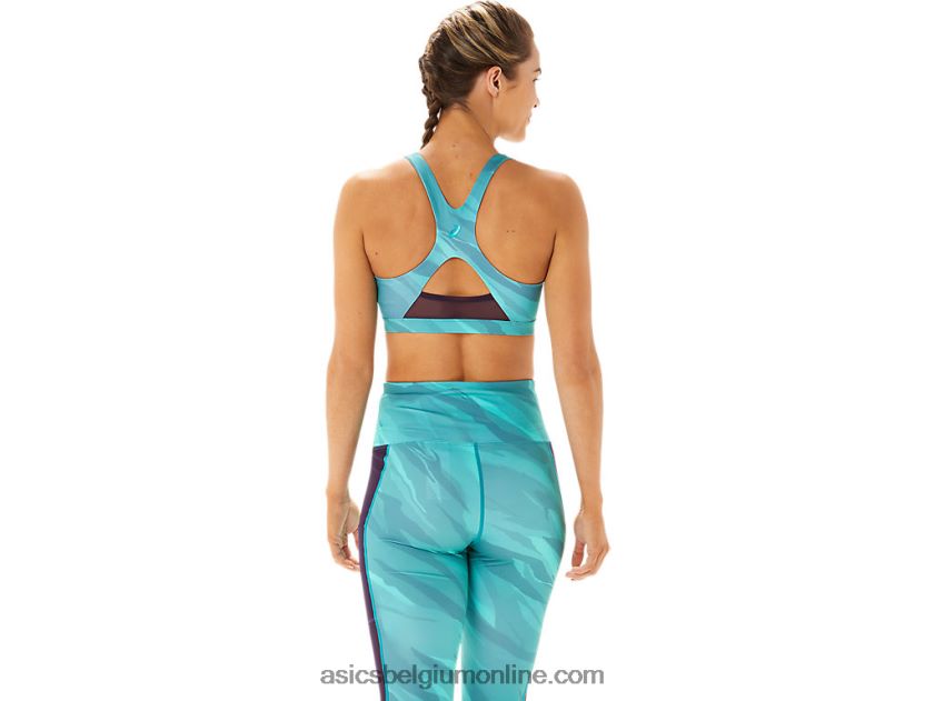 grafische trainingsbeha voor dames V6HXR22926 mistige pijnboom Asics