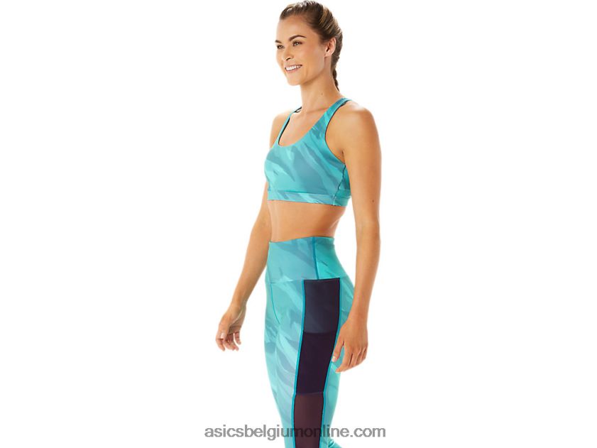grafische trainingsbeha voor dames V6HXR22926 mistige pijnboom Asics