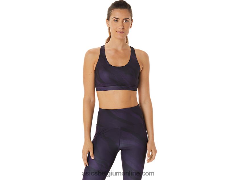 grafische trainingsbeha voor dames V6HXR22927 nacht schaduw Asics