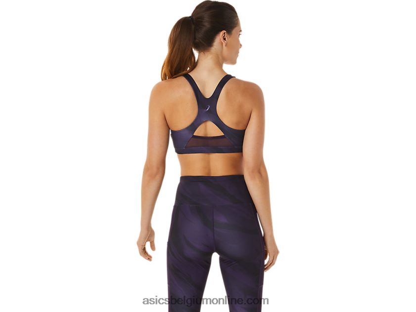 grafische trainingsbeha voor dames V6HXR22927 nacht schaduw Asics