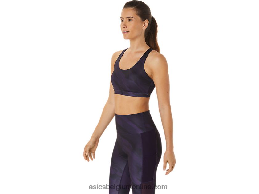 grafische trainingsbeha voor dames V6HXR22927 nacht schaduw Asics
