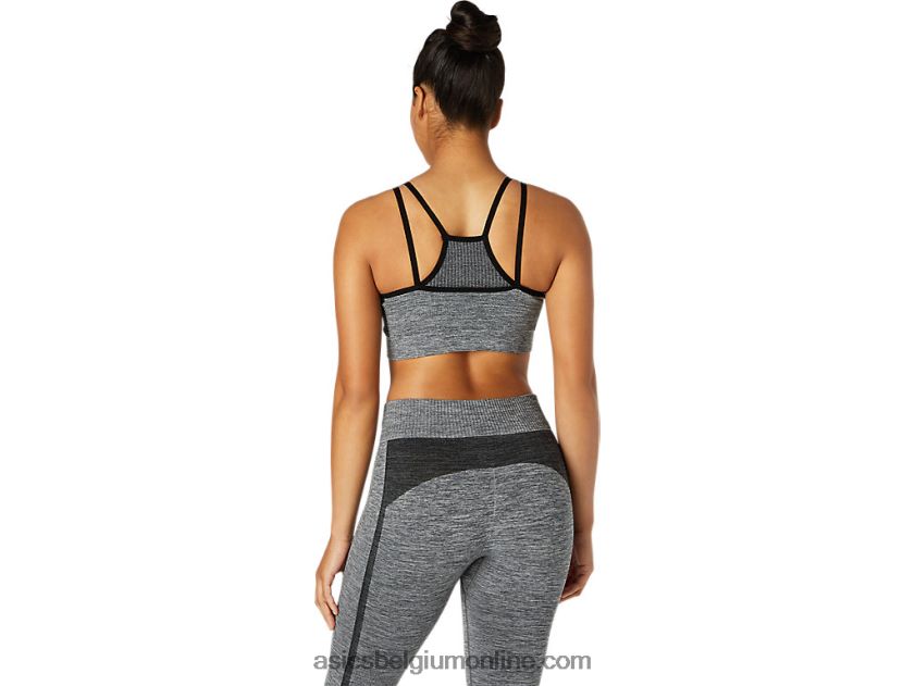 omkeerbare naadloze beha voor dames V6HXR23659 prestatie zwart Asics