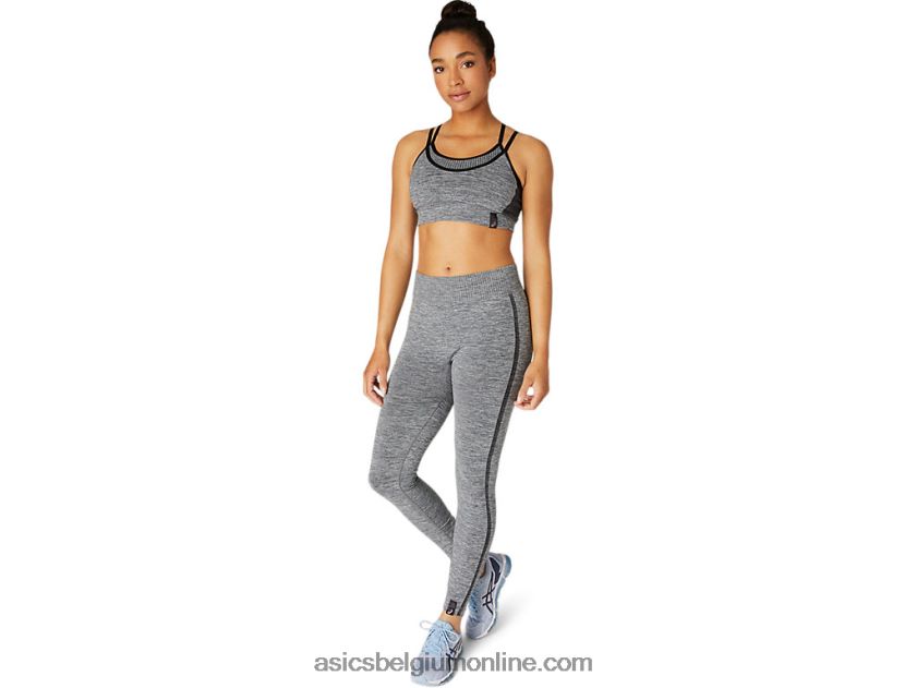 omkeerbare naadloze beha voor dames V6HXR23659 prestatie zwart Asics