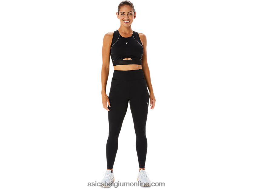 trainingsbeha met mesh-panelen voor dames V6HXR22303 prestatie zwart Asics