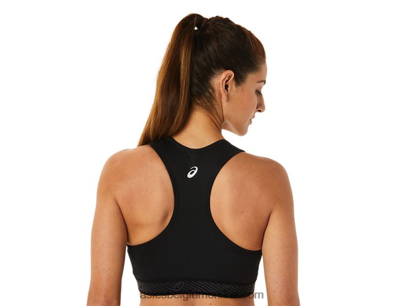 voorgevormde beha circuit ii voor dames V6HXR22875 prestatie zwart Asics