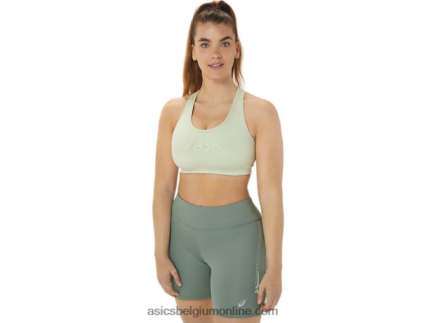 voorgevormde bh voor dames V6HXR22514 fluister groen Asics