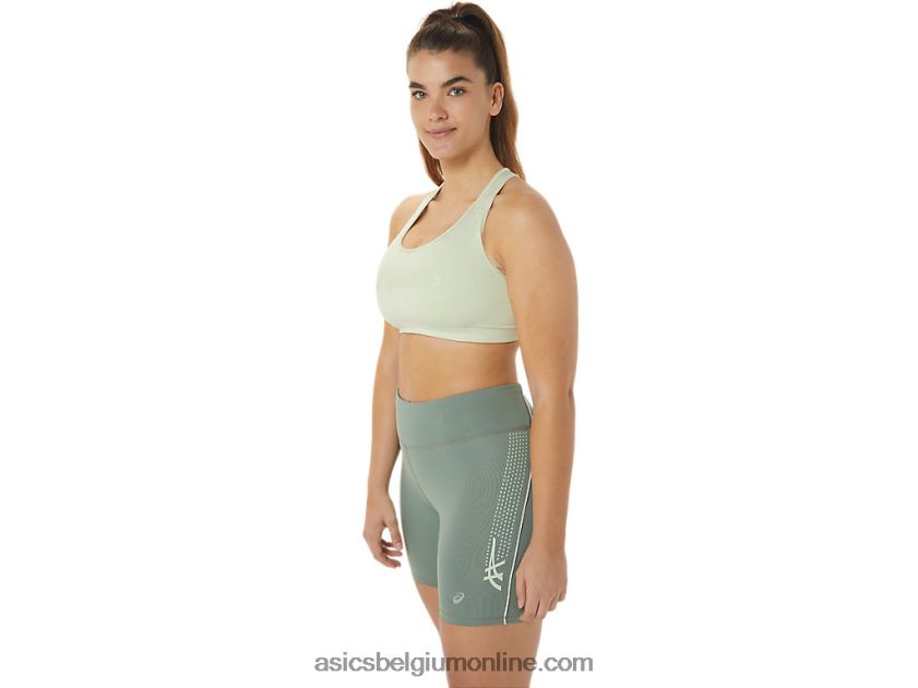 voorgevormde bh voor dames V6HXR22514 fluister groen Asics