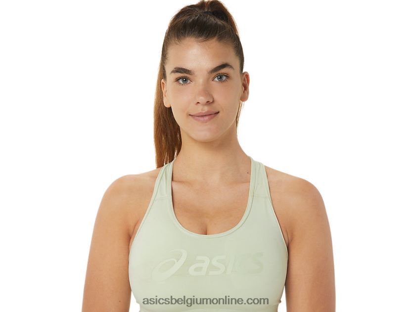 voorgevormde bh voor dames V6HXR22514 fluister groen Asics