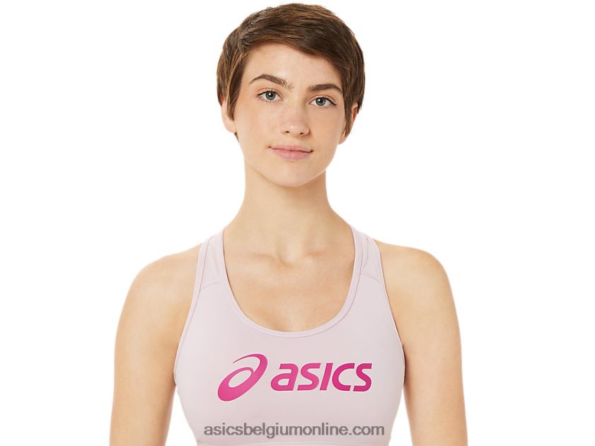voorgevormde bh voor dames V6HXR23315 nauwelijks rose/fuchsia rood Asics