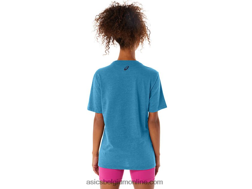 1977 mtn tee V6HXR242 eiland blauwe heide Asics