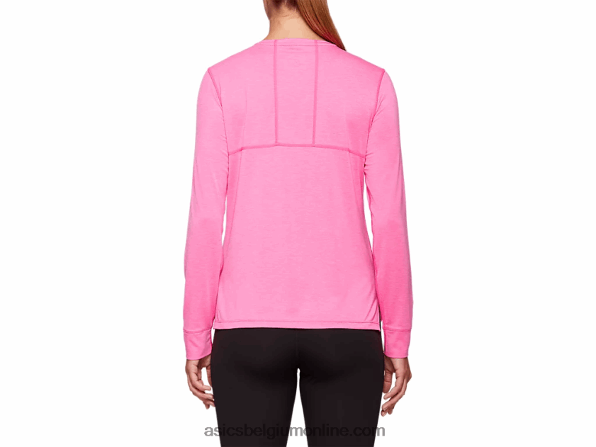 Dorai-top met lange mouwen voor dames V6HXR24047 roze glo heide Asics