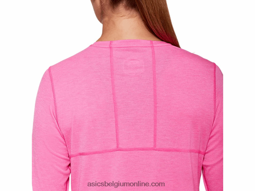Dorai-top met lange mouwen voor dames V6HXR24047 roze glo heide Asics