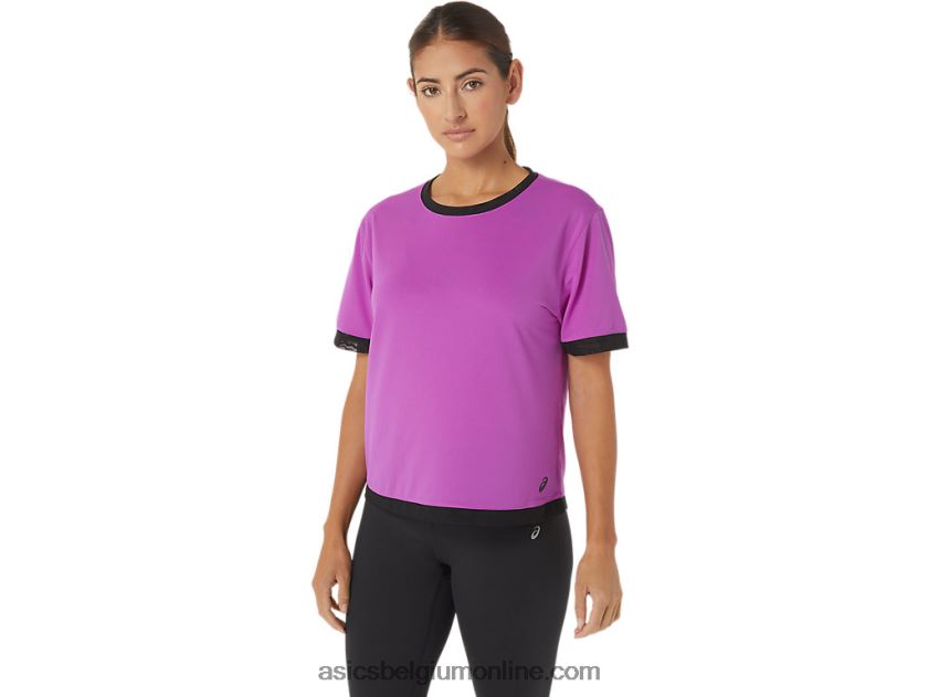 Kate mesh korte mouw voor dames V6HXR22748 orchidee Asics