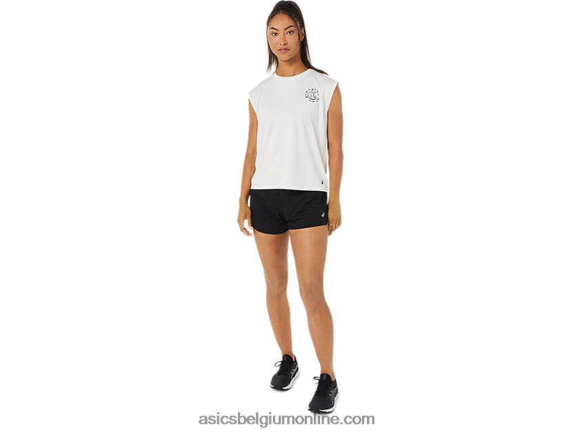 Ocean Waste-looptop voor dames V6HXR23483 natuurlijk wit Asics